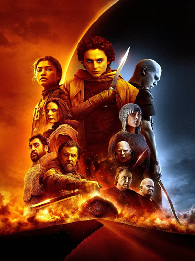 Dune Part II Textless Movie Poster - High Quality Download Movie Poster | Film Wall Art Print