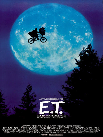 E.T. the Extra-Terrestrial Movie Poster - Iconic Sci-Fi Classic Movie Poster | Film Wall Art Print