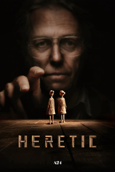 Eerie Thriller Poster: Heretic (2024) Wall Art - Premium Movie Poster