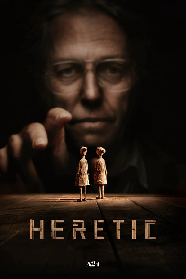 Eerie Thriller Poster: Heretic (2024) Wall Art - Premium Movie Poster