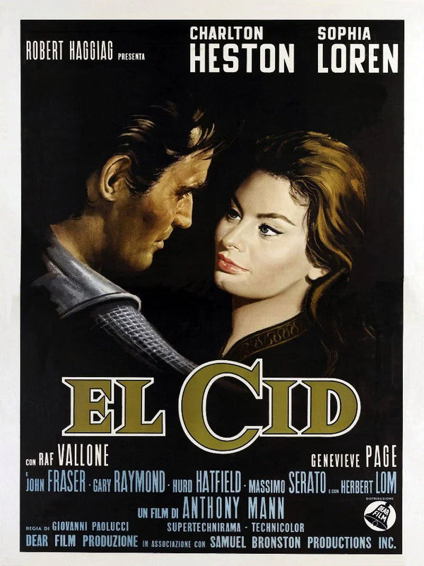 El Cid Movie Poster - Classic Epic Film Artwork Movie Poster | Film Wall Art Print