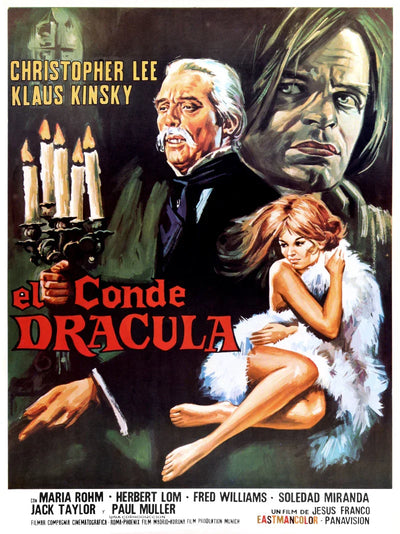 El Conde Dracula Movie Poster - Classic Horror Film Art Movie Poster | Film Wall Art Print