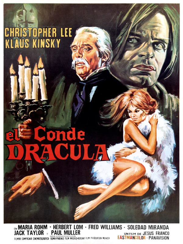 El Conde Dracula Movie Poster - Classic Horror Film Art Movie Poster | Film Wall Art Print