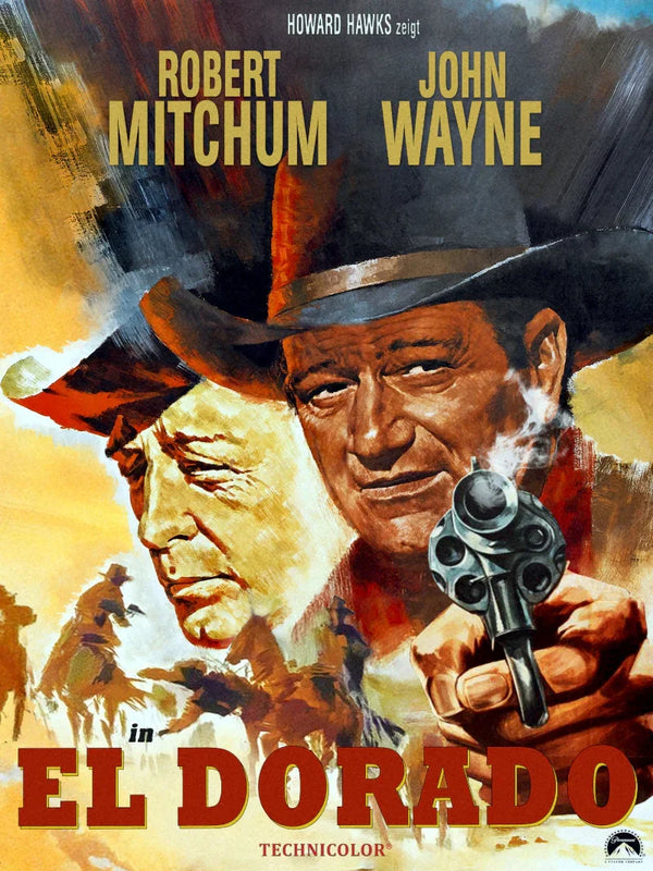 El Dorado Movie Poster - Classic Western Film Art Movie Poster | Film Wall Art Print