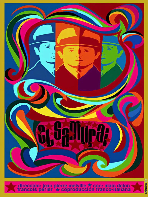 El Samurái Movie Poster - Classic Film Art Print Movie Poster | Film Wall Art Print