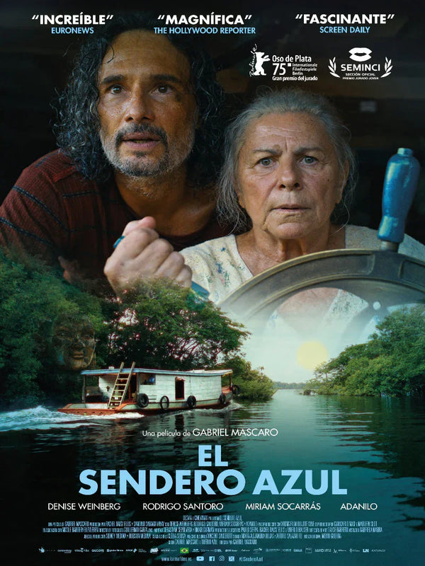 El Sendero Azul Movie Poster - Official Film Artwork Movie Poster | Film Wall Art Print