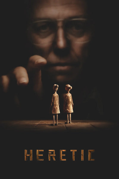 Embrace Dark Suspense: Heretic (2024) Wall Art - Premium Movie Poster