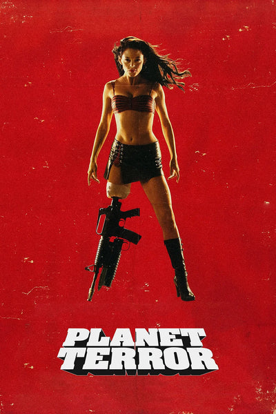 Embrace the Chaos of Planet Terror (2007) with This Stunning Wall Art - Premium Movie Poster