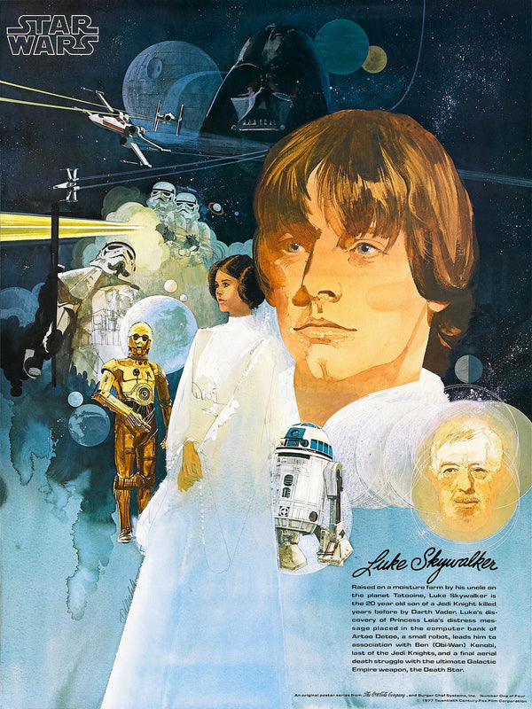Embrace the Force of Star Wars (1977) Epic Wall Art - Premium Movie Poster