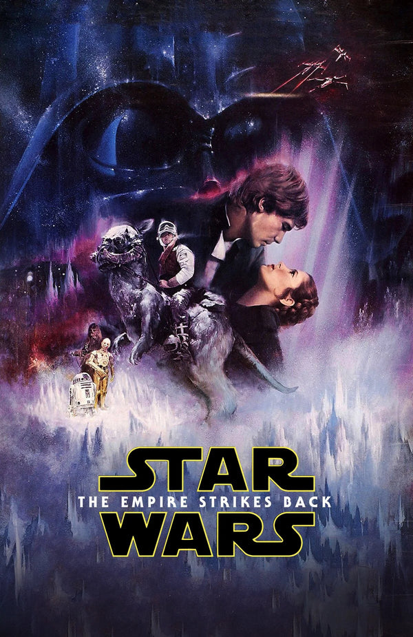 Empire Strikes Back 1980 Classic Star Wars Poster Art - Premium Movie Poster