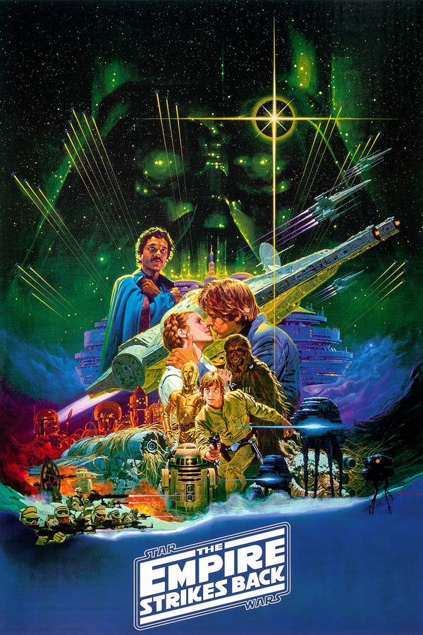 Empire Strikes Back 1980: Epic Space Opera Poster Art - Premium Movie Poster