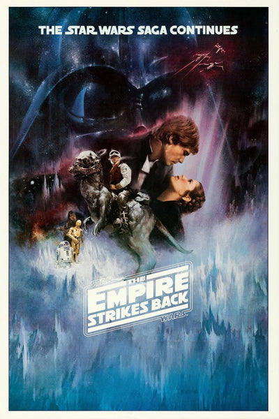 Empire Strikes Back 1980 Film Poster Print - Premium Movie Poster