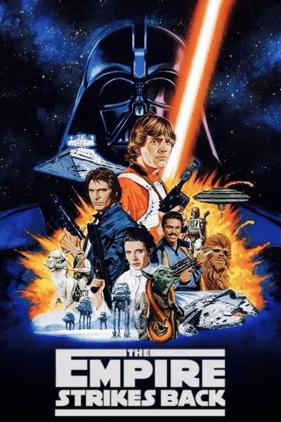 Empire Strikes Back (1980) Iconic Movie Poster Art - Premium Movie Poster
