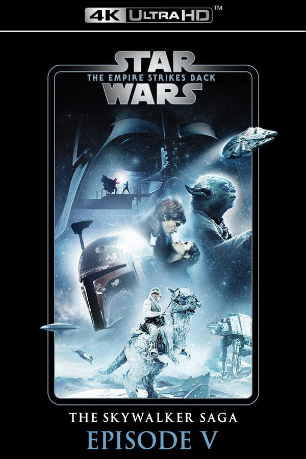 Empire Strikes Back 1980: Iconic Movie Wall Poster - Premium Movie Poster