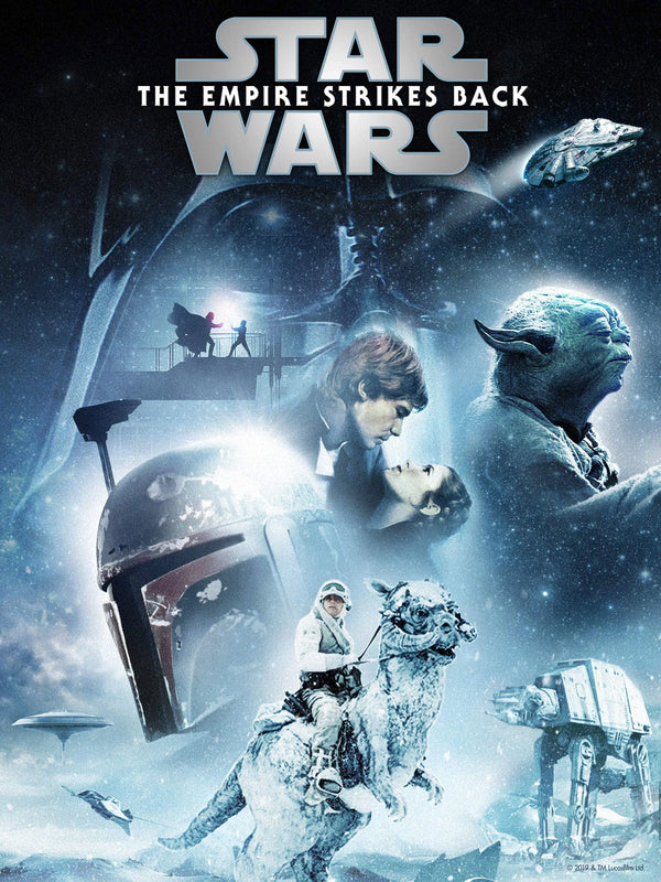 Empire Strikes Back (1980) Iconic Poster - Premium Movie Poster