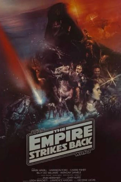 Empire Strikes Back (1980) Iconic Sci-Fi Movie Poster - Premium Movie Poster