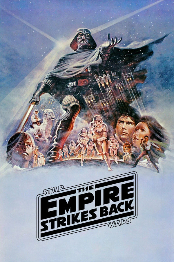 Empire Strikes Back 1980: Iconic Star Wars Art - Premium Movie Poster