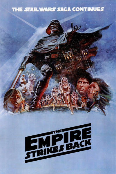 Empire Strikes Back 1980 Poster Art - Premium Movie Poster