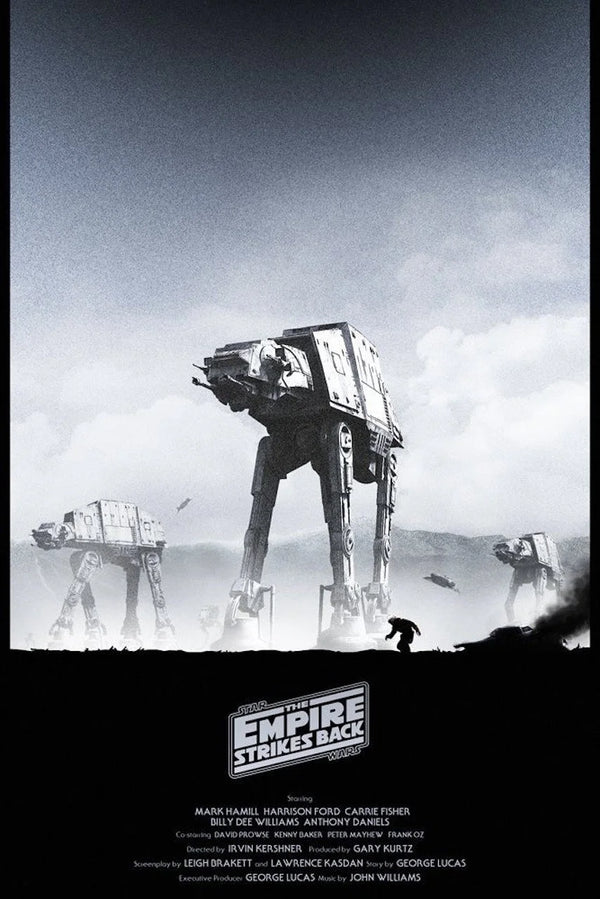 Empire Strikes Back 1980 Poster: Epic Sci-Fi Wall Art - Premium Movie Poster