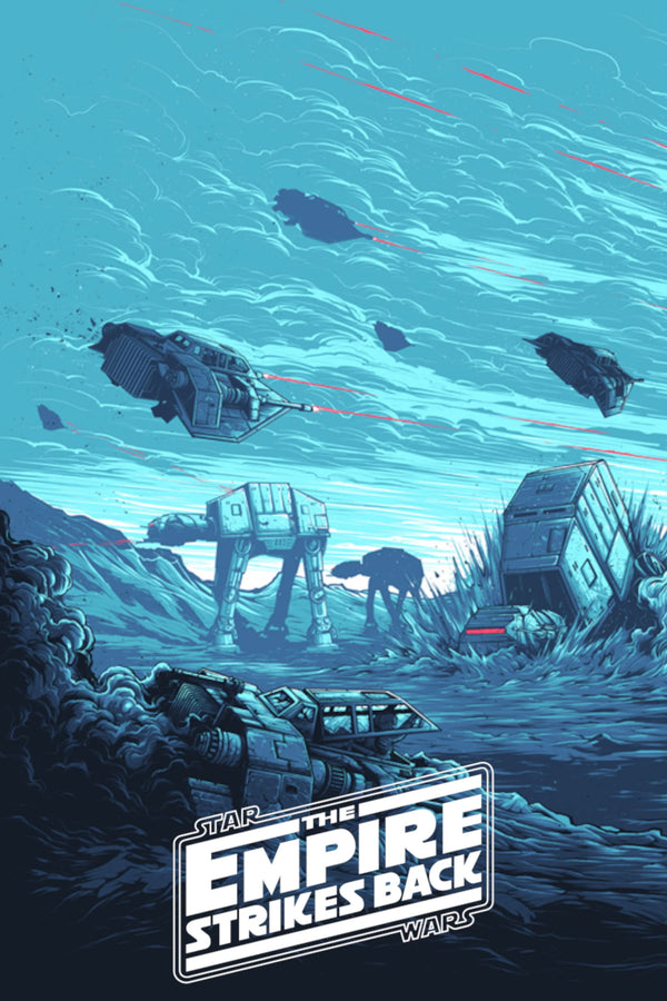 Empire Strikes Back (1980) Poster: Iconic Dark Side Art - Premium Movie Poster