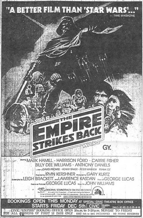 Empire Strikes Back 1980 Poster: Iconic Space Art - Premium Movie Poster