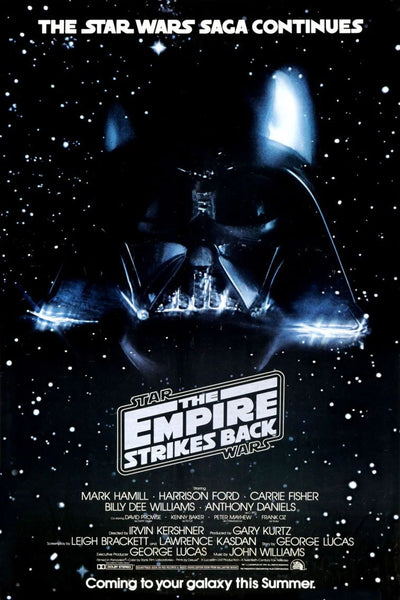 Empire Strikes Back 1980 Retro Poster Print - Premium Movie Poster