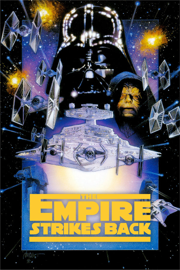 Empire Strikes Back (1980) Sci-Fi Wall Art - Premium Movie Poster