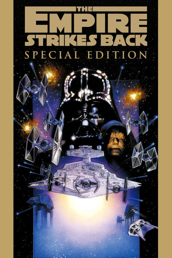 Empire Strikes Back (1980) Vintage Movie Poster Art Print - Premium Movie Poster