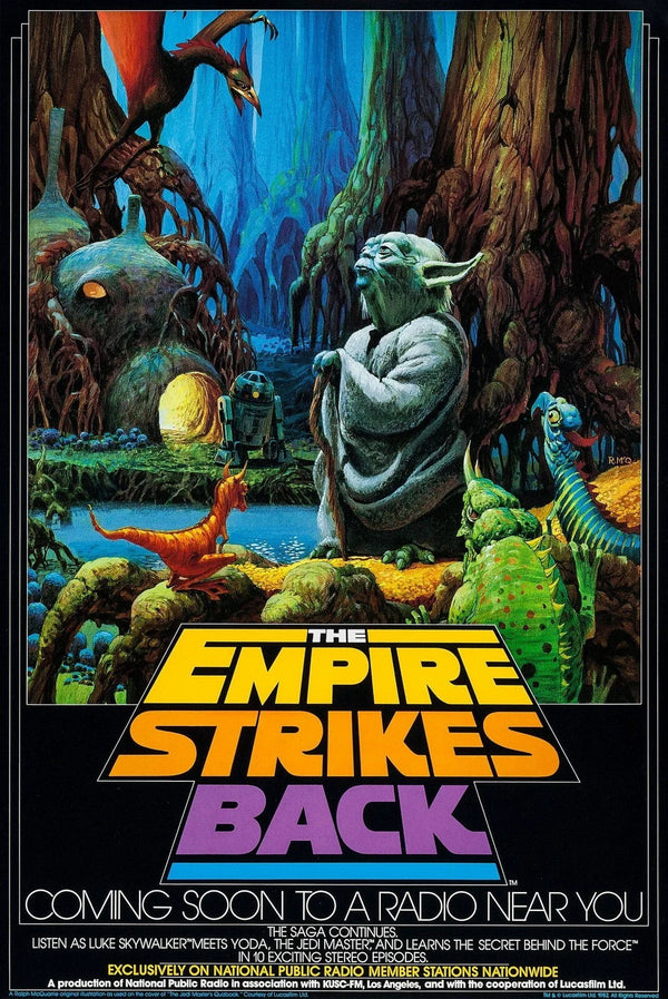 Empire Strikes Back (1980) Wall Art Print - Premium Movie Poster