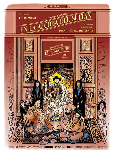 En la Alcoba del Sultan Movie Poster - Classic Film Art Movie Poster | Film Wall Art Print