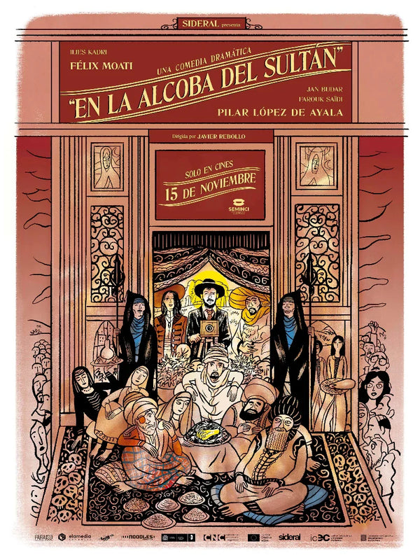 En la Alcoba del Sultan Movie Poster - Classic Film Art Movie Poster | Film Wall Art Print