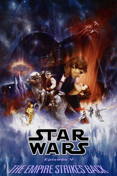 Epic 1980 Empire Strikes Back Poster Art - Premium Movie Poster