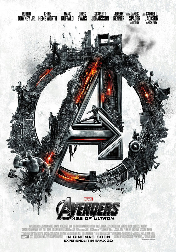Epic Action Art: Avengers Age of Ultron (2015) Wall Poster - Premium Movie Poster