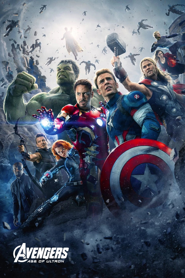 Epic Action Wall Art: Avengers Age of Ultron (2015) - Premium Movie Poster