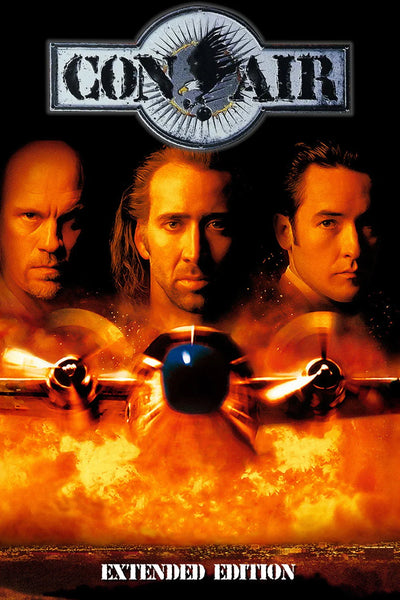 Epic Action Wall Poster: Con Air (1997) – Own the Stunt Legacy - Premium Movie Poster