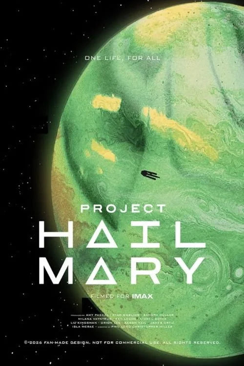 Epic Adventure Awaits: Project Hail Mary (2026) Wall Art - Premium Movie Poster