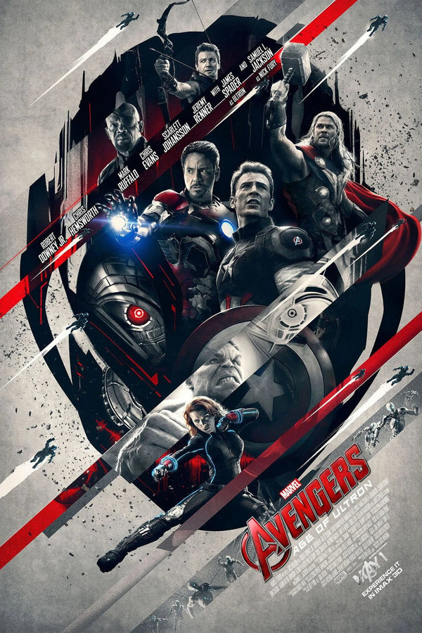 Epic Battle Art: Avengers Age of Ultron (2015) Wall Print - Premium Movie Poster