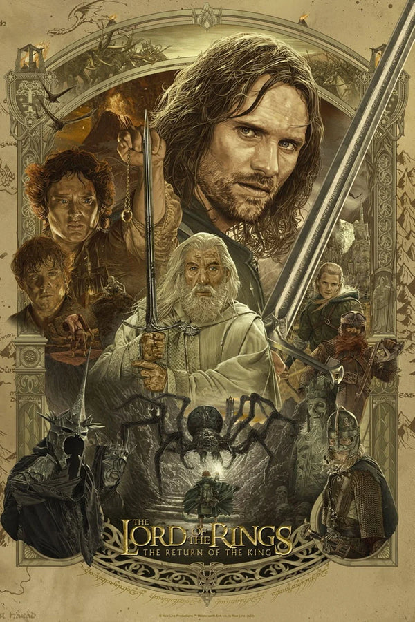 Epic Fantasy Unleashed: Return of the King (2003) Wall Art - Premium Movie Poster