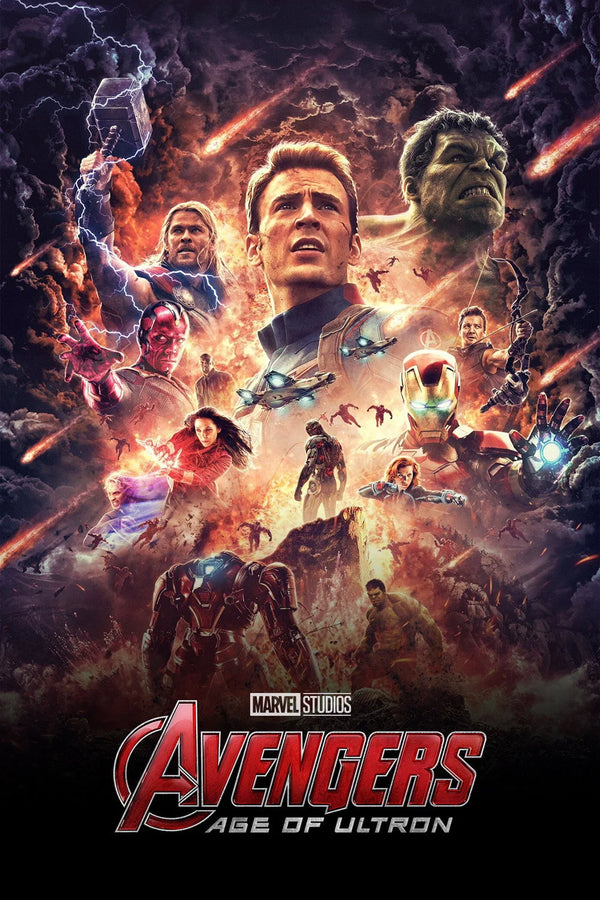 Epic Heroism Unleashed: Avengers Age of Ultron (2015) - Premium Movie Poster