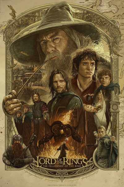 Epic Journey Awaits: The Fellowship of the Ring (2001) Wall Art - Premium Movie Poster