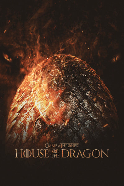 Epic Targaryen Power Struggle: House of the Dragon (2022) Wall Art - TV Series Poster