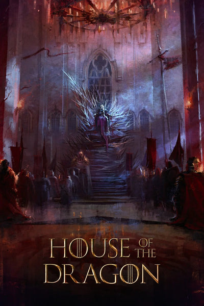 Epic Targaryen War Poster: House of the Dragon (2022) - TV Series Poster