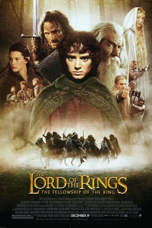Epic Wall Art: The Lord of the Rings: The Fellowship of the Ring (2001) – Adventure Awaits - Premium Movie Poster