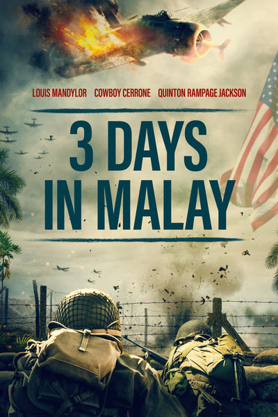 Epic War Poster: 3 Days in Malay (2023) – Action & History Art - Premium Movie Poster