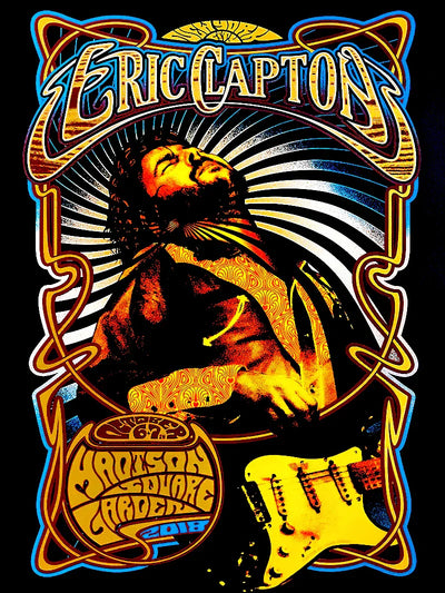 Eric Clapton at Madison Square Garden - Movie Poster Movie Poster | Film Wall Art Print