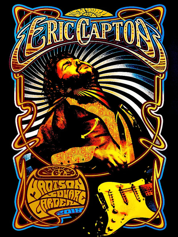 Eric Clapton at Madison Square Garden - Movie Poster Movie Poster | Film Wall Art Print