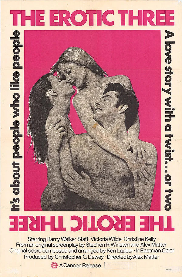 Erotic Three Movie Poster | Captivating Drama & Romance Movie Poster | Film Wall Art Print