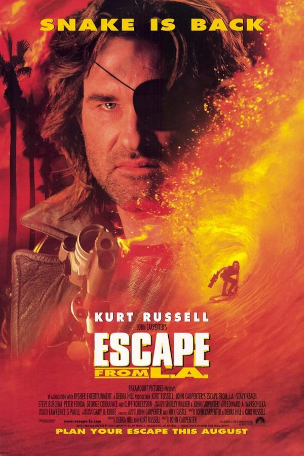 Escape From L.A. (1996) – Action Sci-Fi Adventure Poster Movie Poster | Film Wall Art Print
