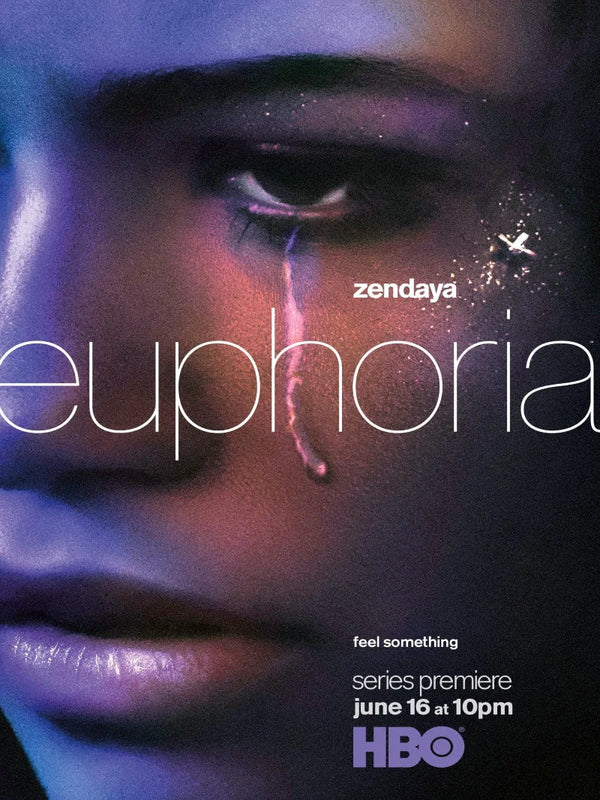 Euphoria TV Series Poster - HBO Drama Starring Zendaya Movie Poster | Film Wall Art Print