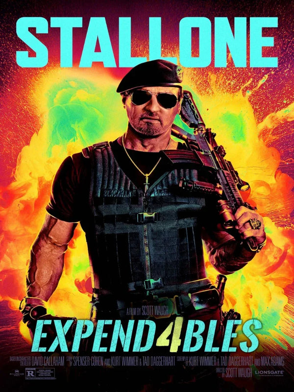 Expend4bles Movie Poster - Action Film Starring Stallone & Statham Movie Poster | Film Wall Art Print